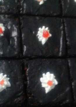 Cake coklat potong