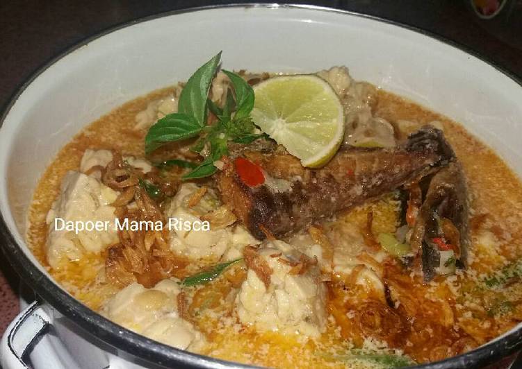 resep Cakalang fufu & tempe kuah santan