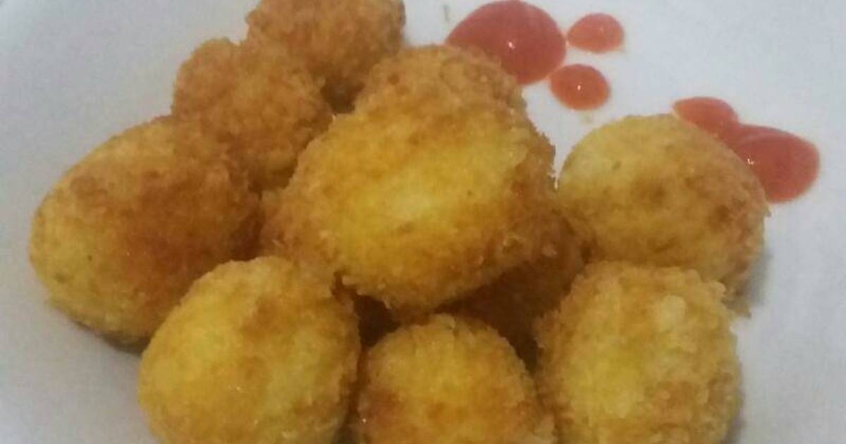  Resep  Pom Pom Potato Cheese Garing di  Luar Lumer  di  dalam  