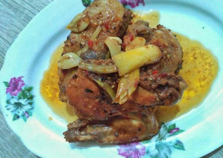Resep Ayam panggang/Kukus Terasi Karya Ney //Dapur Males
