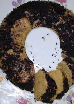 Brownies matcha toping Oreo