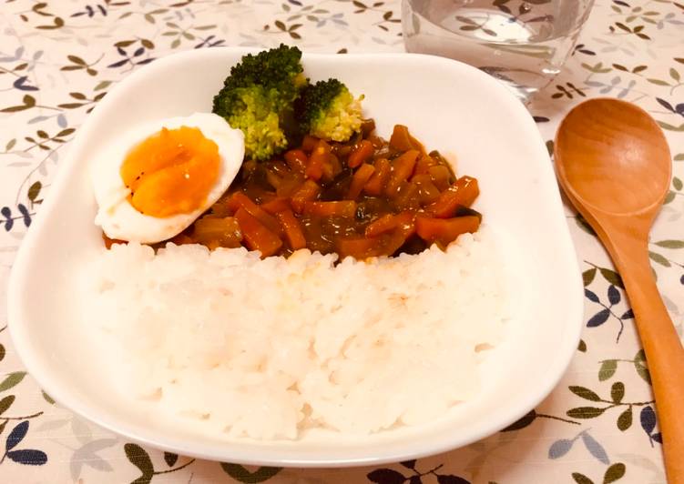 resep Vegetarian Japanese Dry Curry