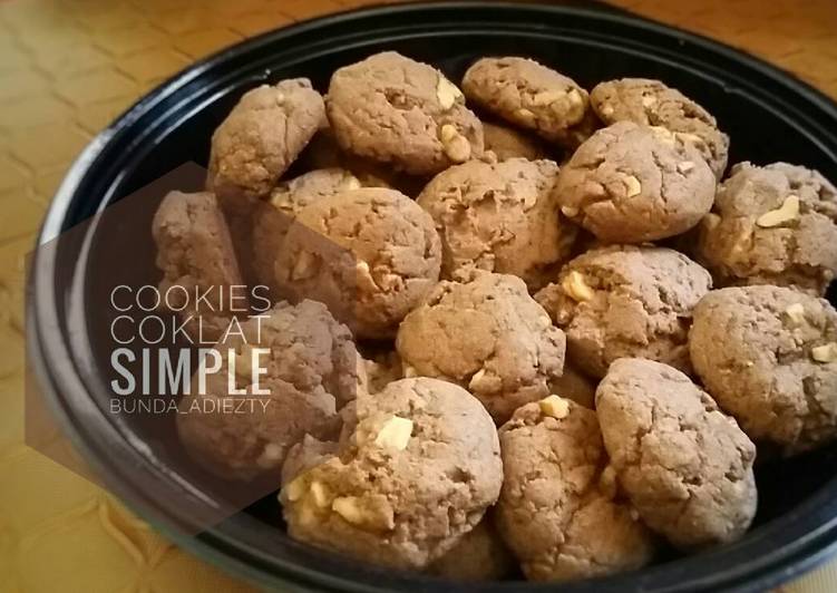 gambar untuk cara membuat Cookies Coklat Simple