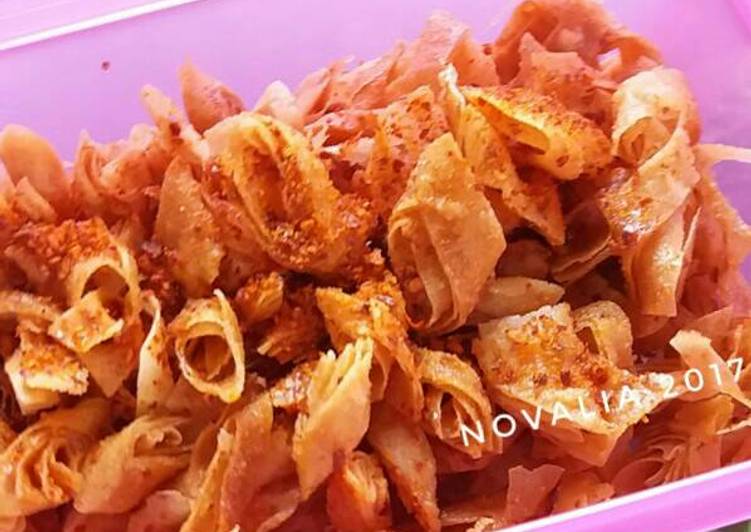 Resep Kulit Lumpia Kriuk Pedas Oleh Novalia Rika