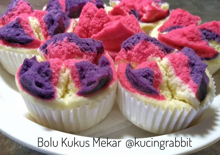 gambar untuk resep (No Soda) Bolu Kukus Mekar (all-in-one method)