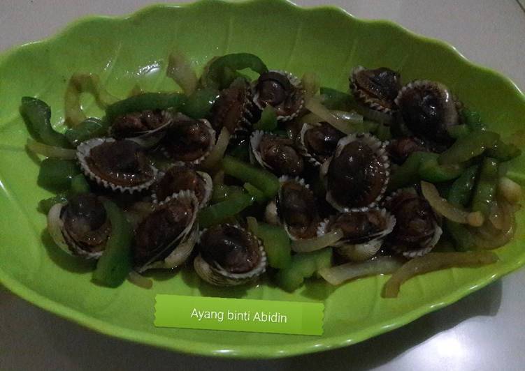 gambar untuk resep Kerang dara saus tiram