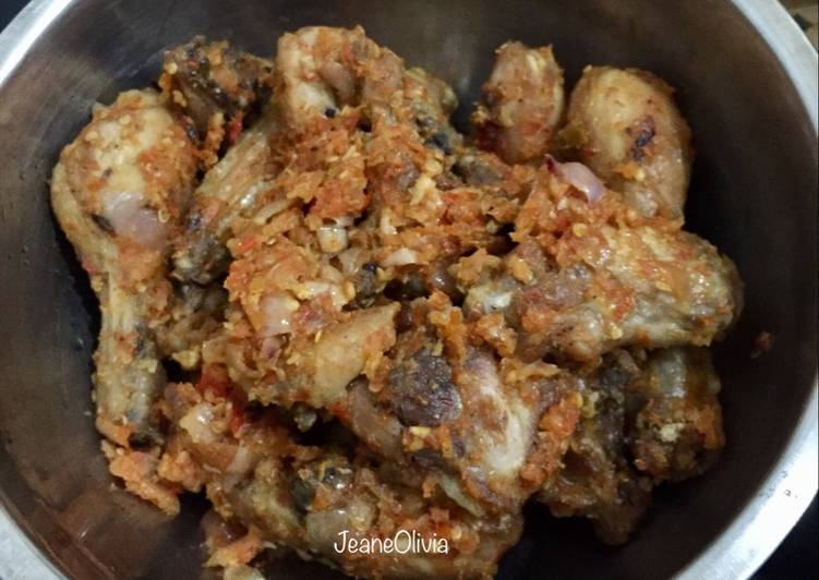 bahan dan cara membuat Ayam Goreng Rica-Rica