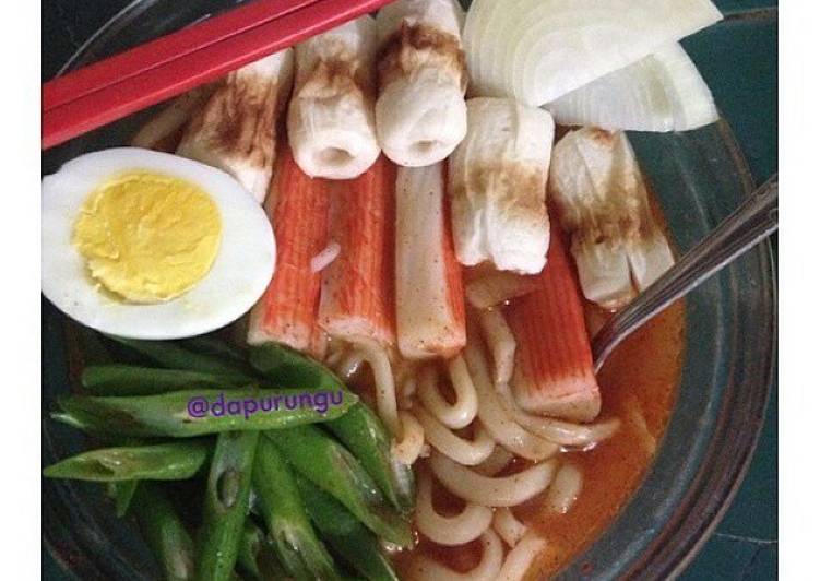 bahan dan cara membuat Ramen Udon