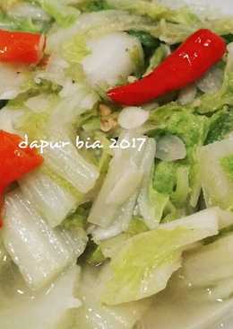 Tumis Sawi Putih Pedas