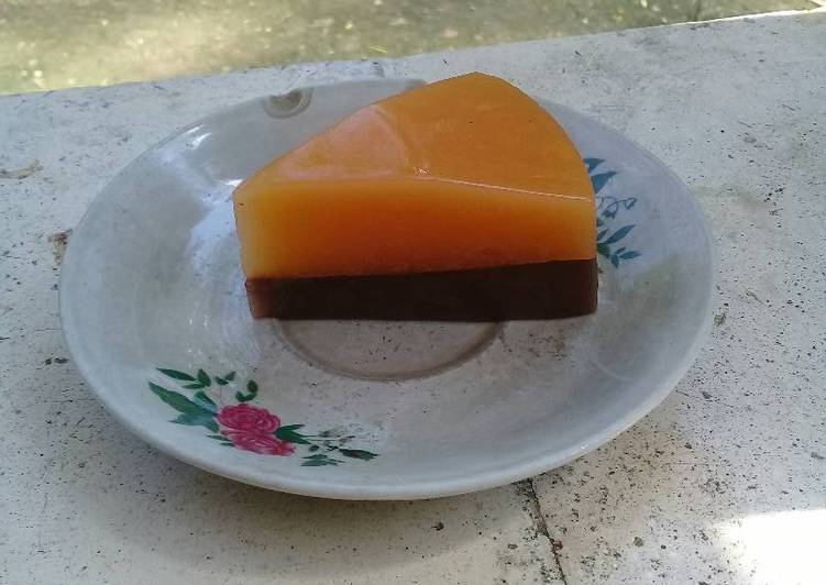 gambar untuk resep Puding pepaya coklat