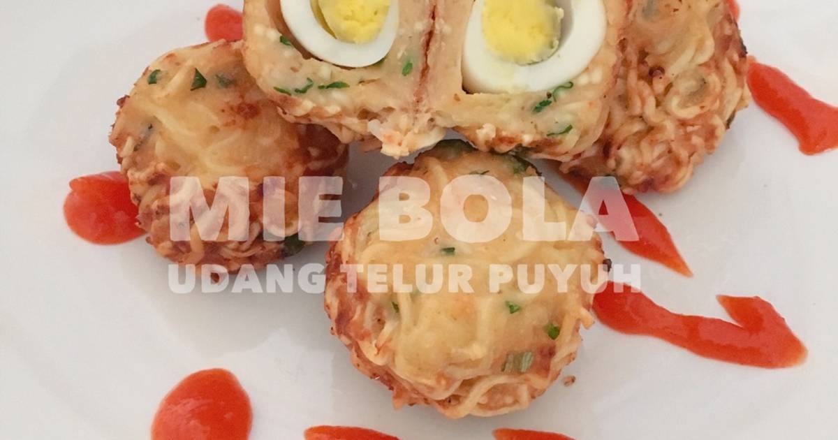  Resep  Mie bola udang  telur  puyuh  oleh Gie Prayugie Cookpad