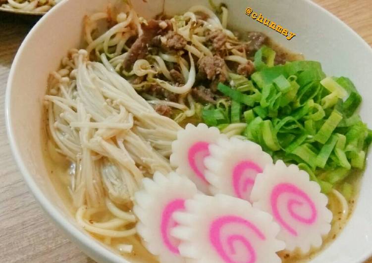 gambar untuk cara membuat Miso Ramen