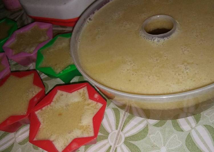 resep lengkap untuk Agar_agar Gula Merah