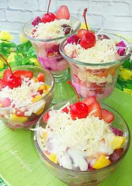 578 resep salad buah keju enak dan sederhana - Cookpad