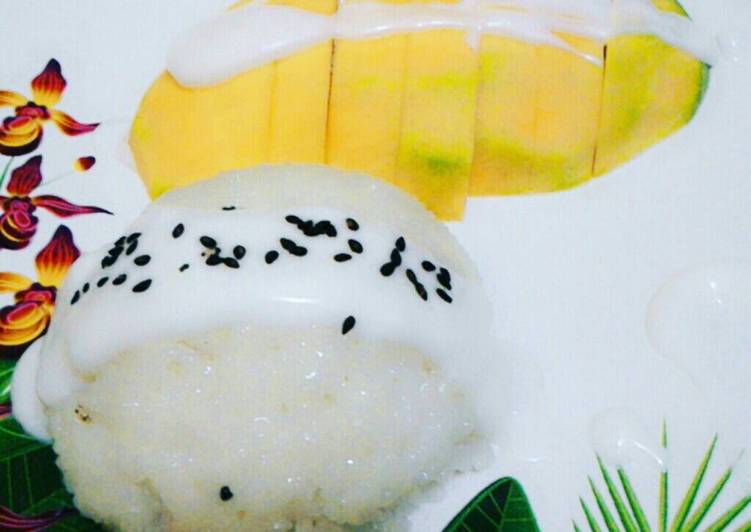 resep lengkap untuk Mango sticky rice ala fitri kitchen
