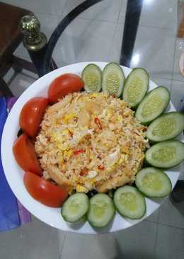 Nasi goreng sea food praktis