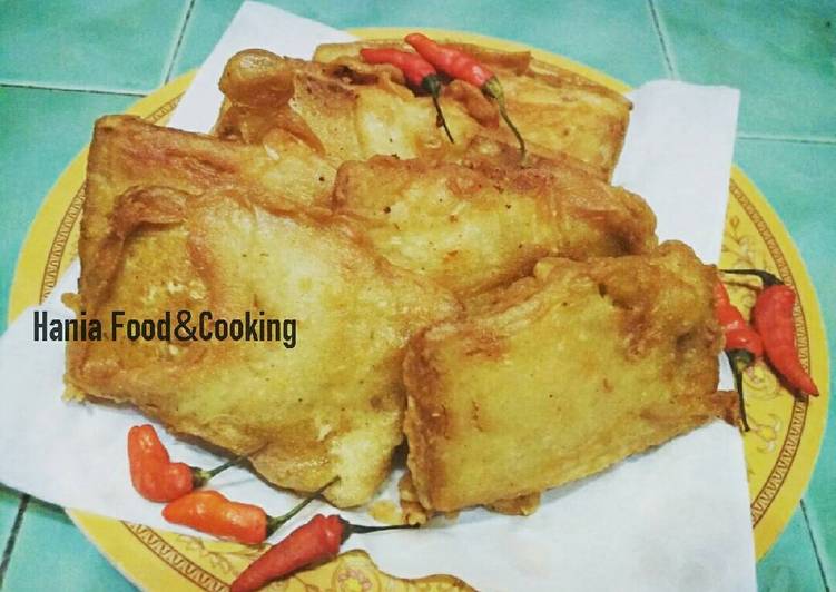 cara membuat Tempe Gembus / Tempe Menjes Goreng Tepung