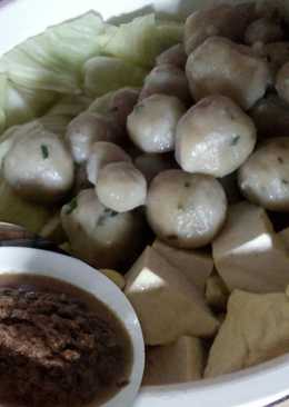 Siomay cilok isi telur ayam