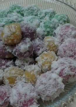 Klepon isi gula merah + tips sukses