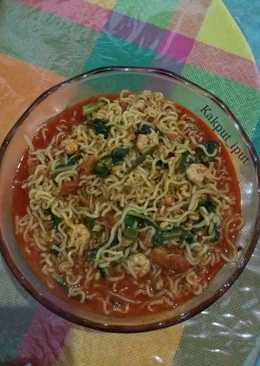 Indomie tumis basah bumbu aceh