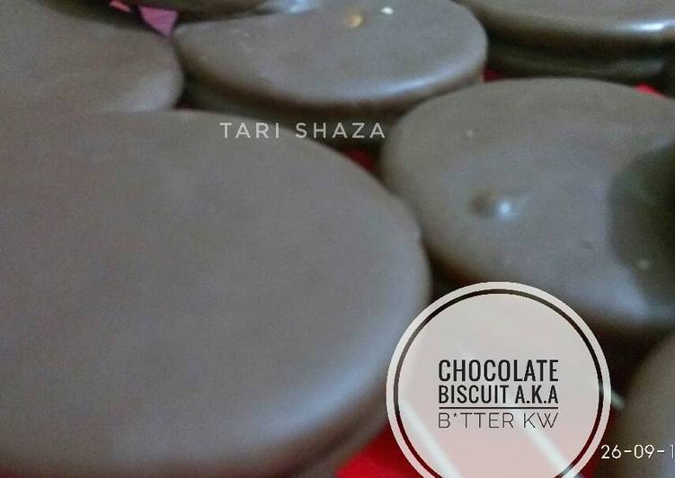 resep makanan Biskuit Coklat a.k.a B*tter KW