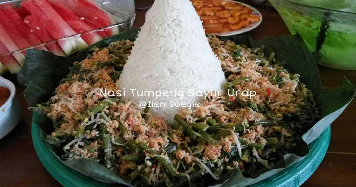 Resep Nasi Tumpeng Sayur Urap oleh iien soegie Cookpad