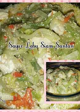 Sayur Labu Siam Santan