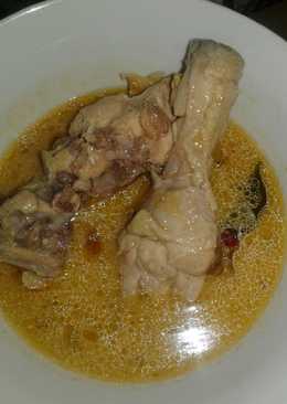 Opor ayam (menu anak)