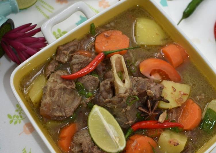 resep SUP KAMBING Berempah