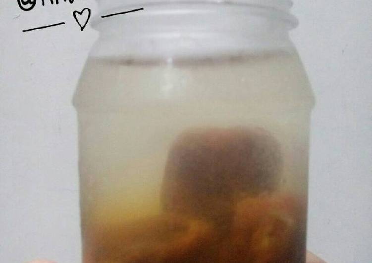 resep makanan Infused water kurma - nabeez