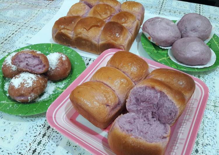  Resep  Roti  Donat Bakpao Ubi  Ungu  oleh Jo Zi Mama Vina 