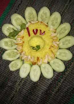 128) Nasi Kuning Sederhana #prRamadhan_masakbesar