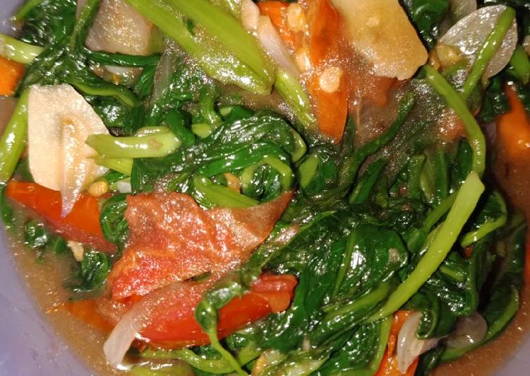 resep makanan Oseng kangkung saos tiram