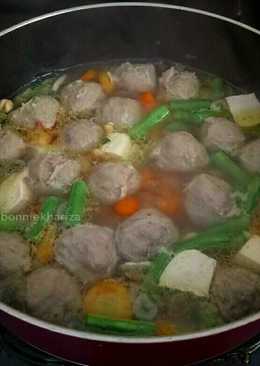 Sup Sayur Baso Tahu praktis