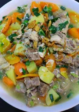 Sop Daging Kaldu Ayam