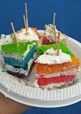 Rainbow Cake Kukus Moistð°