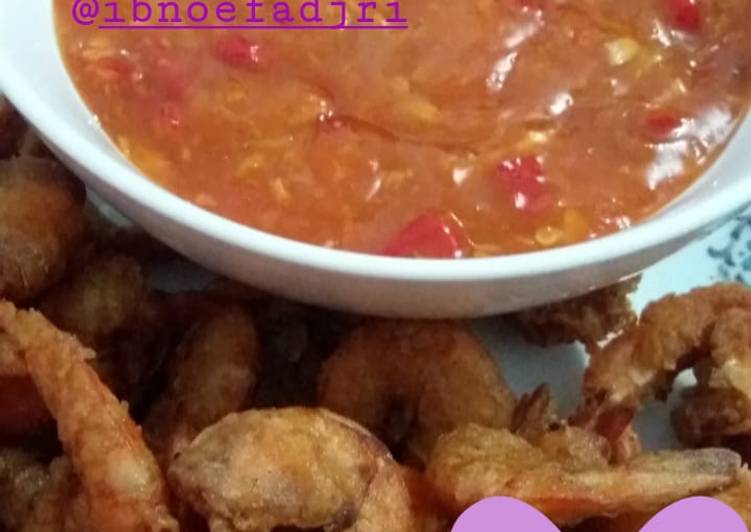 resep Udang Saus Padang