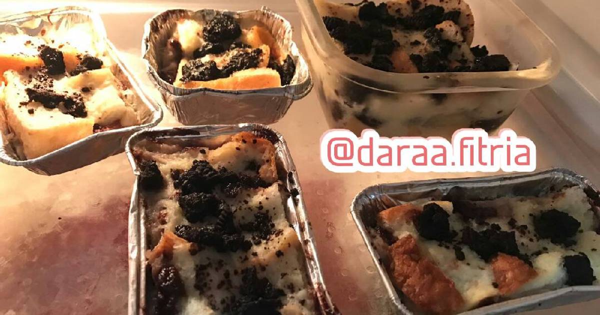 Resep Banana Oreo Bread Puding Kukus by dara fitria