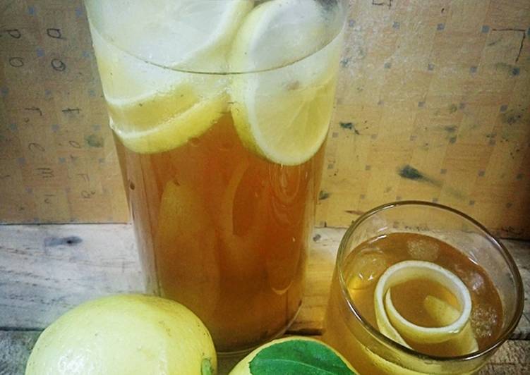 Ice Lemon tea 🍋 #BikinRamadanBerkesan