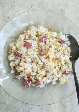 Nasi goreng sosis cabe potong