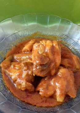 Ayam masak merah ala ayam kari