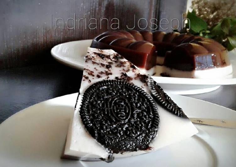 Resep Pudding lapis coklat leci susu oreo Karya Indriana Joseph