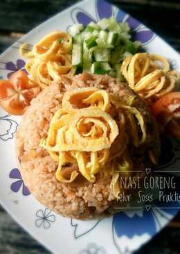 Nasi Goreng Telur Sosis Praktis (#postingrame2_telor)