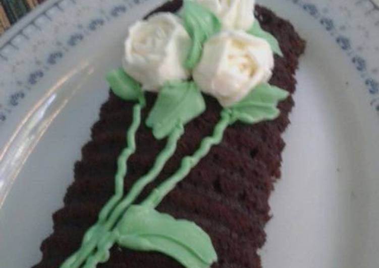 gambar untuk resep makanan White Rose Brownies,si brownkus simple yang nyoklatt