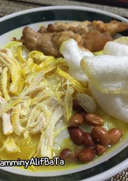 Bubur ayam kuah kuning