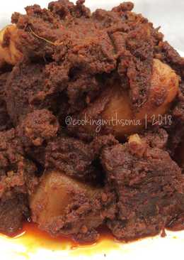 Rendang Daging Presto (Step by Step)