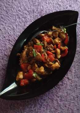 Ayam paprika teriyaki