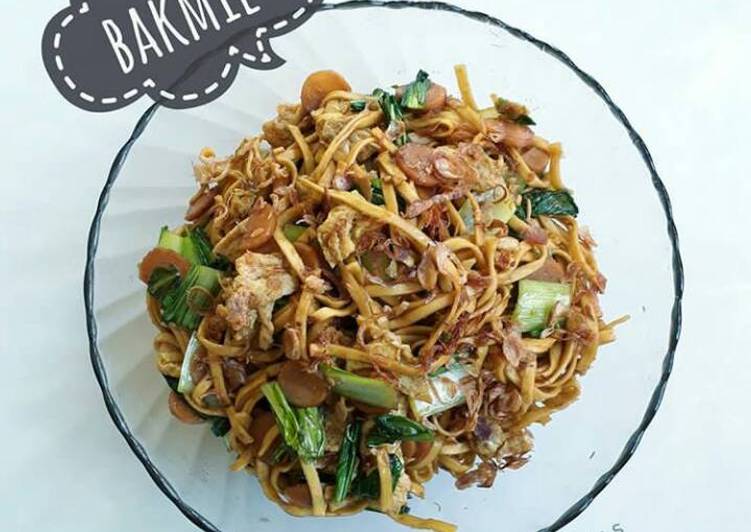 cara membuat Bakmie goreng sayuran