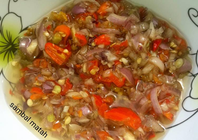 resep lengkap untuk Sambal matah