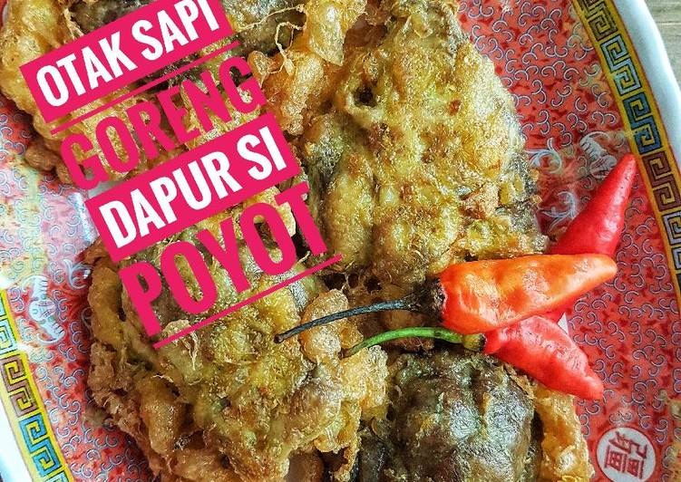 gambar untuk cara membuat Otak sapi goreng #keto